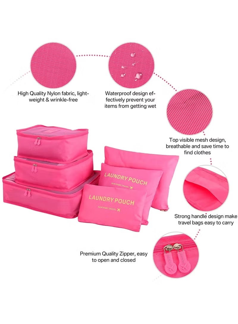 6-Piece Outdoor Traveling Household Clothing Storage Bag Set - Image 3